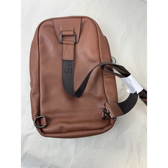 Champs Onyx Leather Sling Bag NWT - Picture 3 of 5